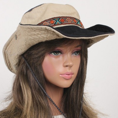 NEW Sun Visor Safari Jungle UVblocking Hat Hunting Western Cowboy Wide Brim Cap  eb-43598247